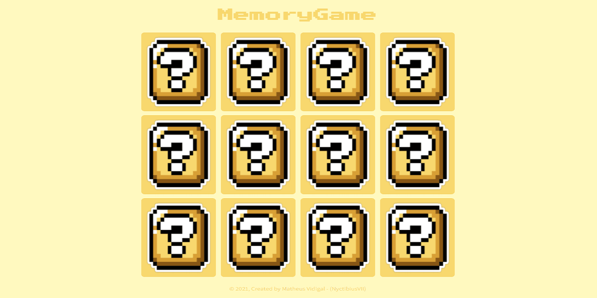 MemoryGame project image